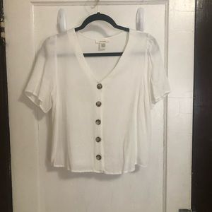 White button blouse